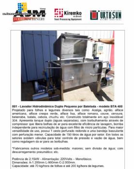Lavadora doble hidrodinmica por lote AJM