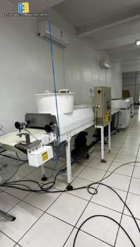 Mquina de temple con tnel de enfriamiento Startec Mquina de recubrimiento mini Hebleimar AFJ Machines