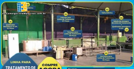 L�nea de tratamiento de superficies y pintura electrost�tica