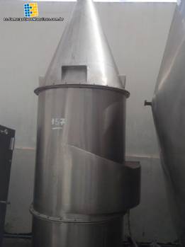 Cicl�n de acero inoxidable