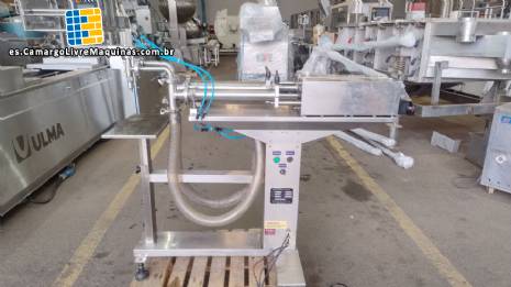 Llenadora neumtica semiautomtica de lquidos con dos boquillas