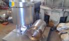 Mezclador en acero inoxidable con relleno de galleta tornillo y bomba de transferencia