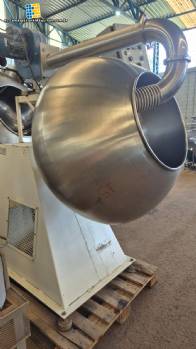 Juego de diez cubas de recubrimiento en acero inoxidable con capacidades entre 150 litros y 350 litros