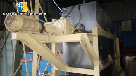 Paddle mixer 1500 L stainless steel