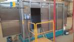 Cabina de pintura en polvo blanca con cicln Deltec