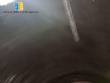 Tanque interno con camisa de acero inoxidable de 2.000 litros.
