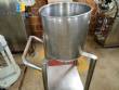 Tanque de trasiego con soporte y ruedas de acero inoxidable 20 litros