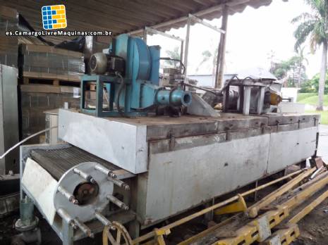 Horno de transportador con llama directa