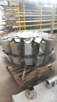 M�quina envasadora a b�scula multicabezal Mqpack