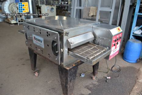 Horno de cinta de acero inoxidable a gas tupasy