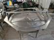 Mesa acumuladora giratoria Masipack de acero inoxidable de 1200 mm