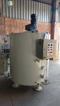 Tanque de fusin de chocolate con camisa LIMAQ de 2000 kg