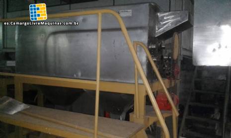 Pelador de patatas continuo industrial de acero inoxidable