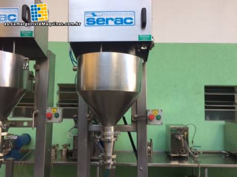 Mquina de envasado de lquidos semiautomtica Serac