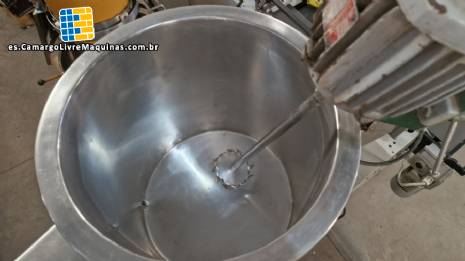 Tanque mezclador elctrico con camisa de acero inoxidable