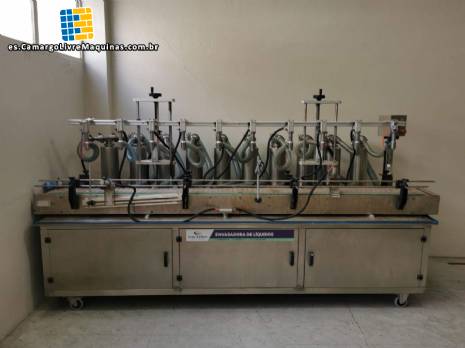 Llenadora automtica de lquidos 10 boquillas Cetro