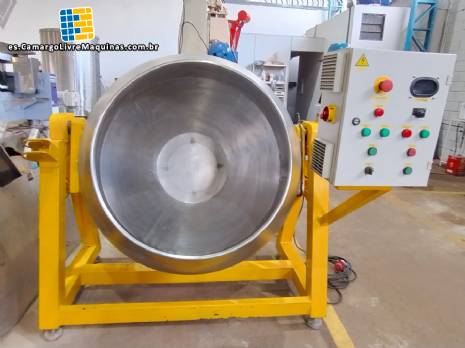 Hormigonera Bravaeco de 500 litros de inclinacin suave en acero inoxidable tipo drager