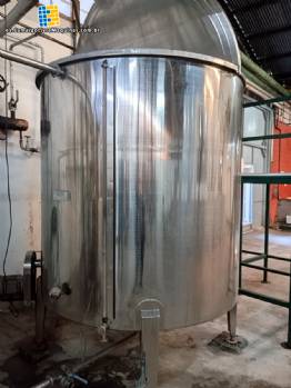 Tanque de acero inoxidable Zegla de 5.000 litros con hervidor