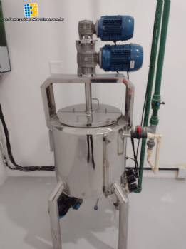 Reactor de tanque encamisado para mezclar cosmticos