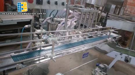 M�quina de llenado lineal de 4 boquillas Erli