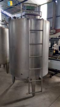 Tanque de acero inoxidable 3.000 L Brasholanda