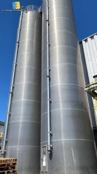 Silo tanque de almacenamiento a granel de aluminio ZEPPELIN 80 toneladas