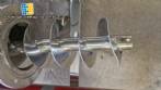 Silo de transferencia con transportador de tornillo de acero inoxidable Maqinox