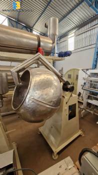 Recubridora de l�minas y cubeta de acero inoxidable de 100 litros