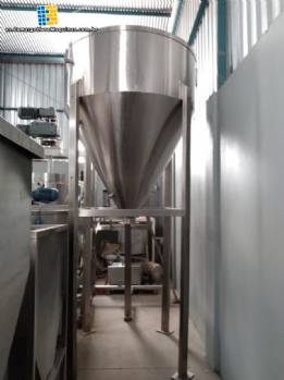 Silo de almacenamiento de acero inoxidable 2000 L