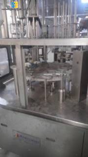 Llenado de l�nea e integrados ollas de tapadora para margarina, mantequilla, crema de verdura