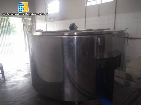 anque de acero inoxidable para enfriamiento 4,000 L Acqua Gelata