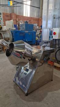 Sart�n con revestimiento de acero inoxidable, soplador de aire caliente y aspas ranuradas JHM.