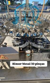 Lavadora enjuagadora automtica con 30 pinzas PET Mensual 9.000 botellas