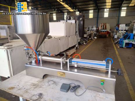 Llenadora de acero inoxidable con 1 pico de sobremesa de 100 ml a 1000 ml