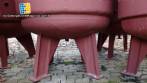 5 tanques cil�ndricos verticales de carbono acero 4000 L