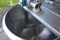 Tanque pasteurizador de yogur Mirainox de acero inoxidable de 500 litros