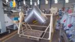 Mezclador en V de acero inoxidable de 200 litros