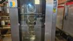 Horno turbo programable de acero inoxidable, alimentado por gas.