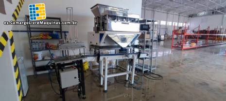 JCV Engemaq Mquina dosificadora y selladora de vasos, botellas y tarros