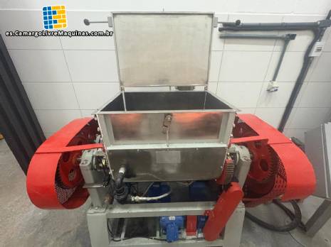 Mezclador Sigma de acero inoxidable con camisa de acero inoxidable, 120 litros, M.H. Equipamentos