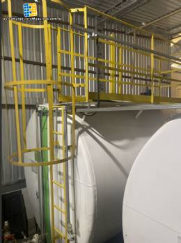 Depsito horizontal fijo fabricado en acero al carbono, 40.000 litros.