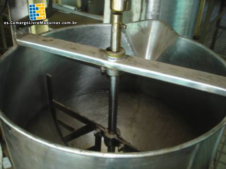Mezclador para dulces 100 litros en acero inoxidable