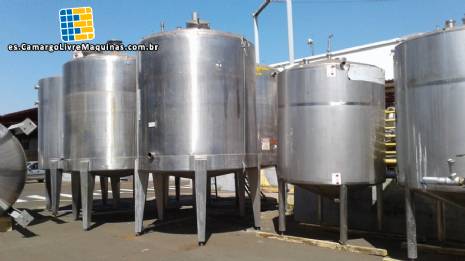 Tanque de acero inoxidable 316 10.000 L