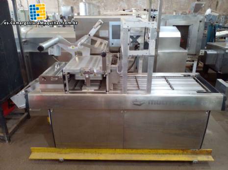 Envasadora termoselladora automática de bandejas de acero inoxidable Multivac Envasadora termoselladora automática de bandejas de acero inoxidable Multivac