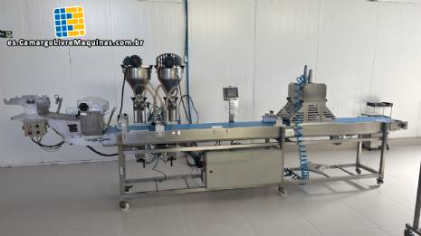 Máquina de cinta transportadora para formar, llenar y dosificar masas laminadas y pasteles salados, PANITEC Lynea Máquina de cinta transportadora para formar, llenar y dosificar masas laminadas y pasteles salados, PANITEC Lynea