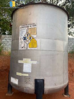 Tanque de almacenamiento de acero inoxidable Quiminox 10.000 litros Tanque de almacenamiento de acero inoxidable Quiminox 10.000 litros